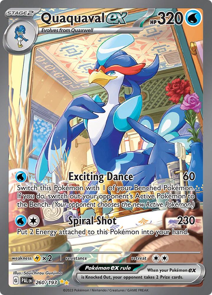 Pokemon Quaquaval ex 260/193 Paldea Evolved