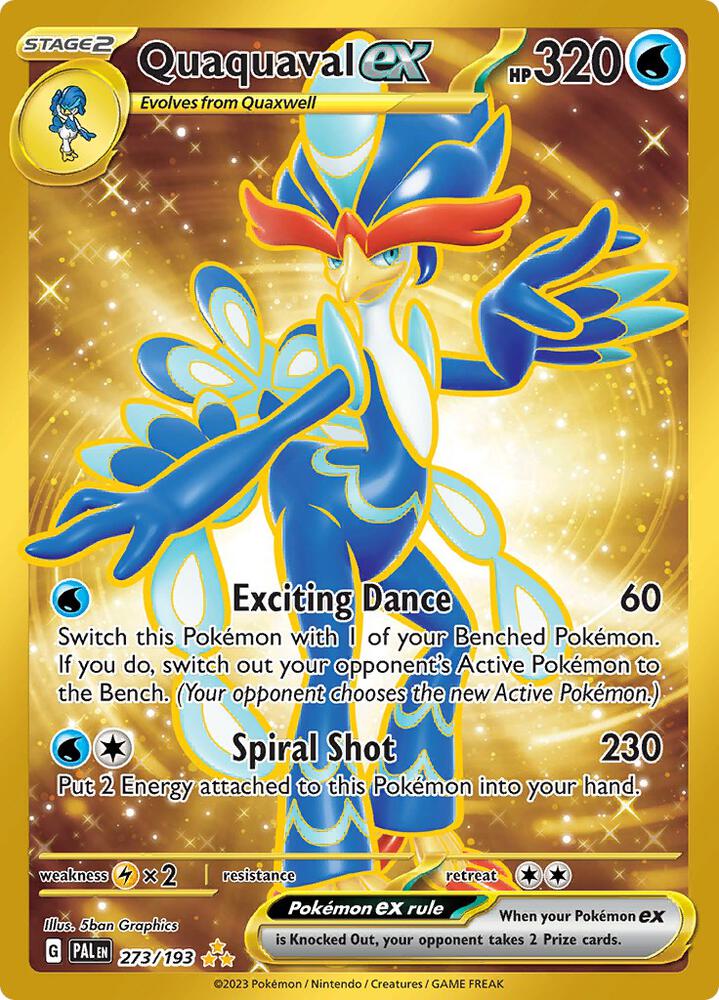 Pokemon Quaquaval ex 273/193 Paldea Evolved