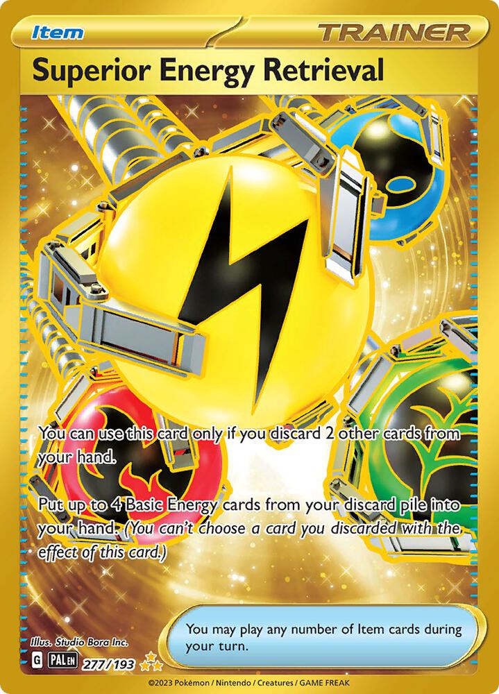 Pokemon Superior Energy Retrieval 277/193 Paldea Evolved