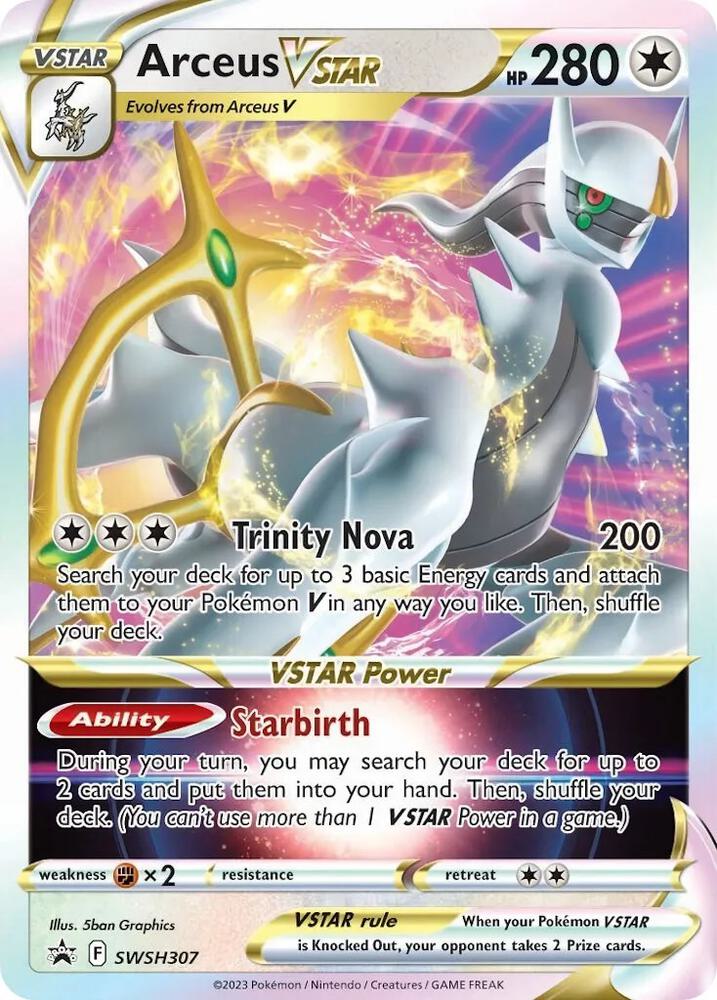 Pokemon Arceus VSTAR SWSH307 SWSH Black Star Promos