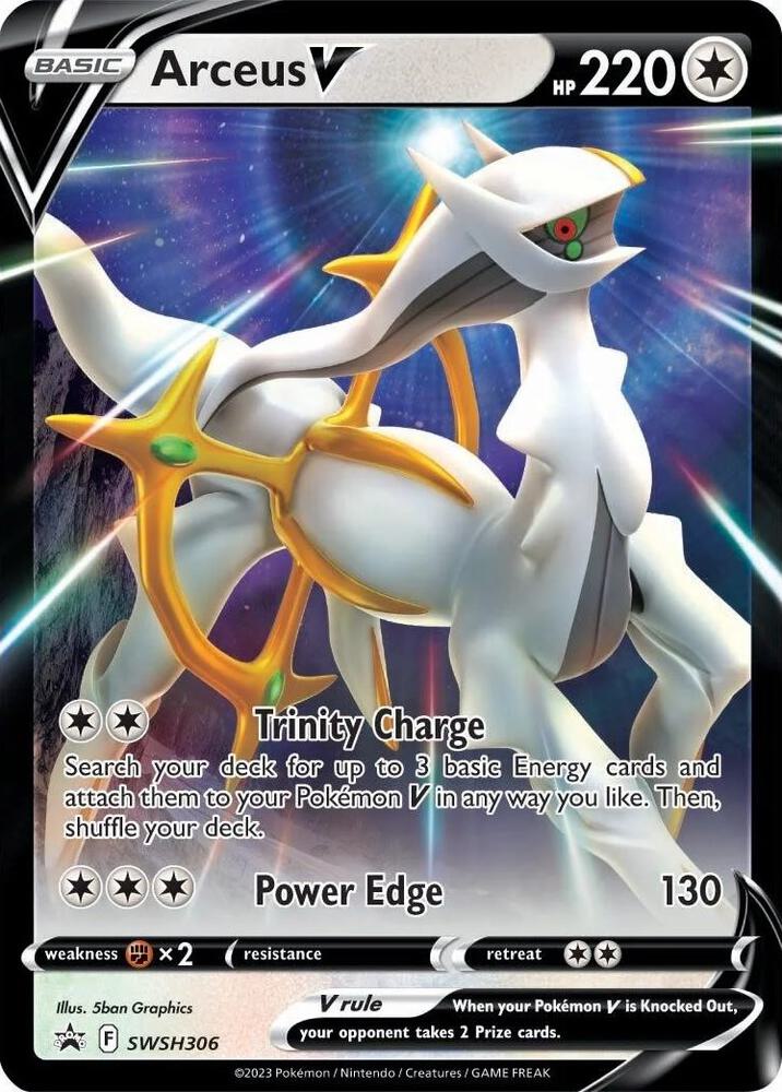 Pokemon Arceus V SWSH306 SWSH Black Star Promos