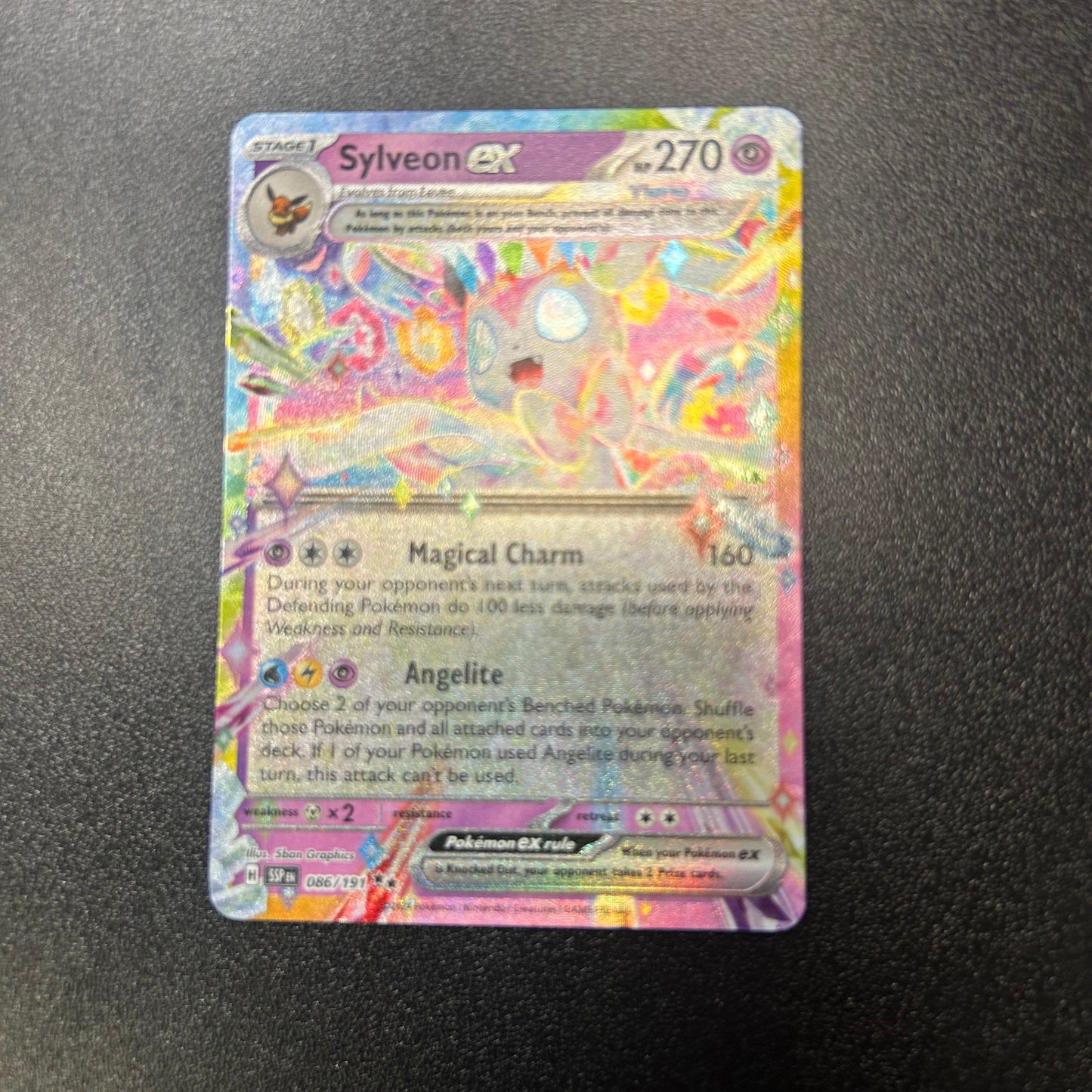 Pokemon TCG Sylveon ex 086/191 Surging Sparks