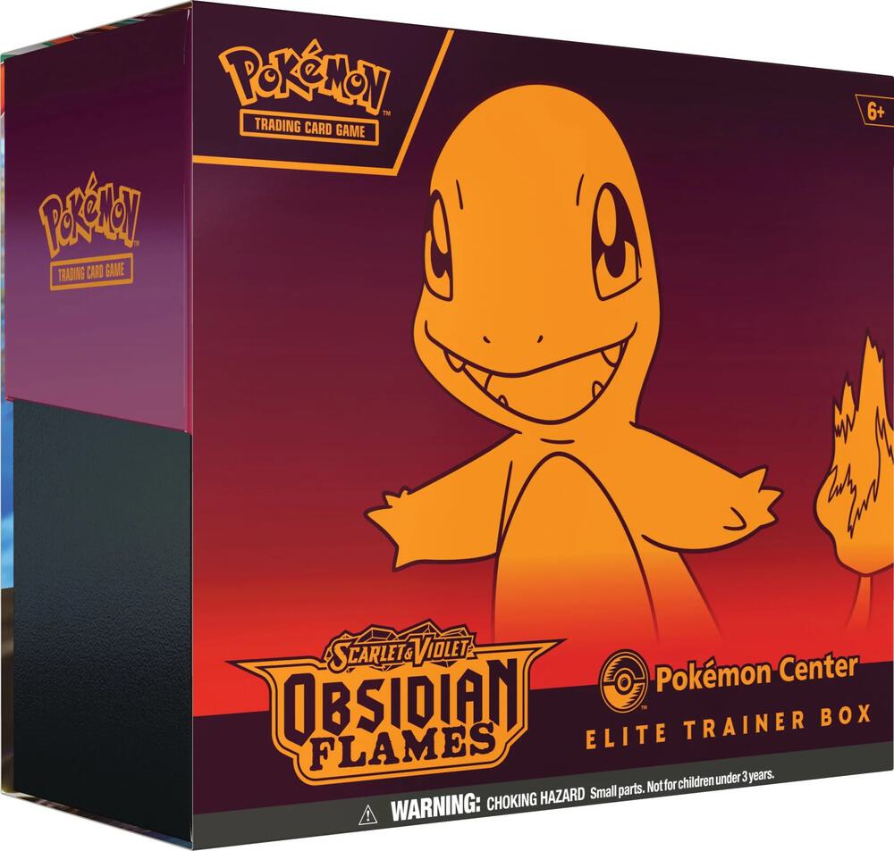 Pokemon Obisidian Flames Pokemon Center Exclusive Elite Trainer Box