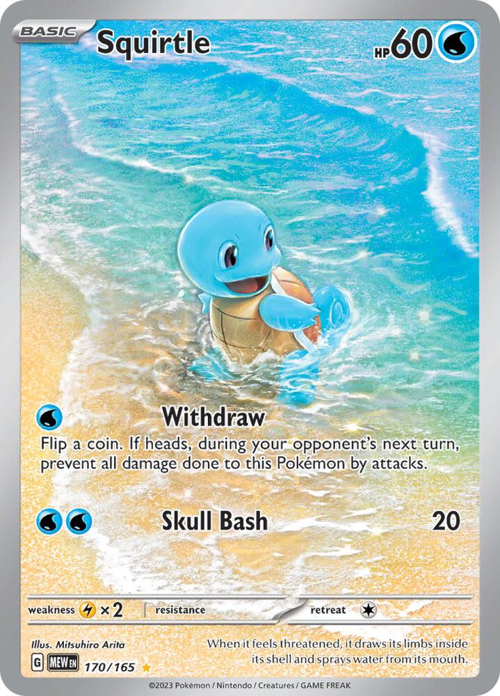 Pokemon Squirtle 170/165 151
