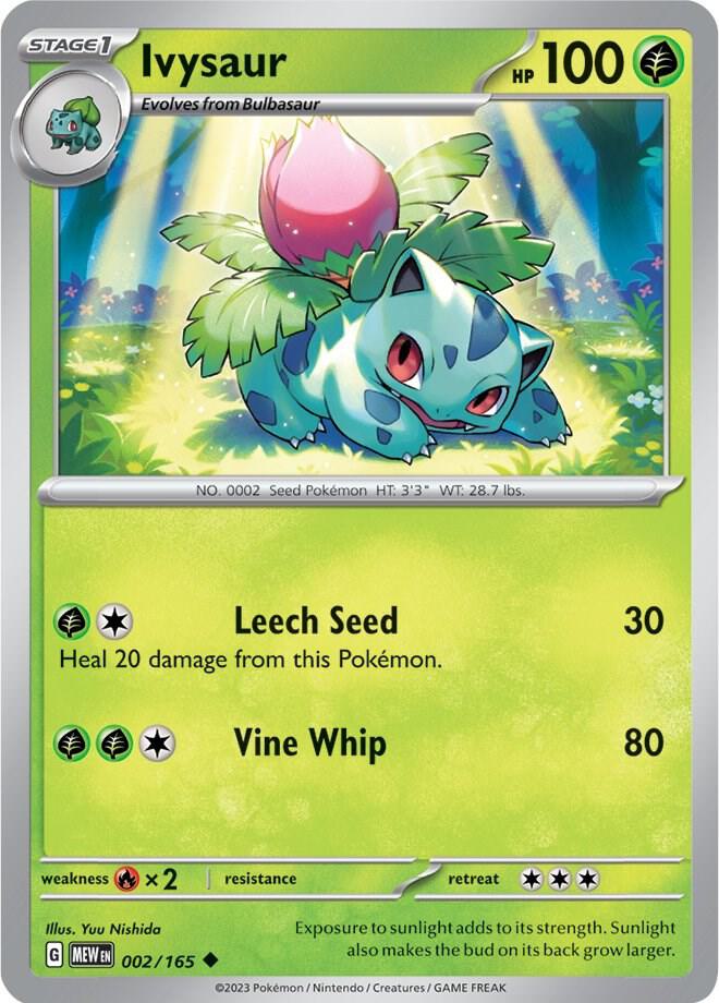 Pokemon Ivysaur 2/165 151