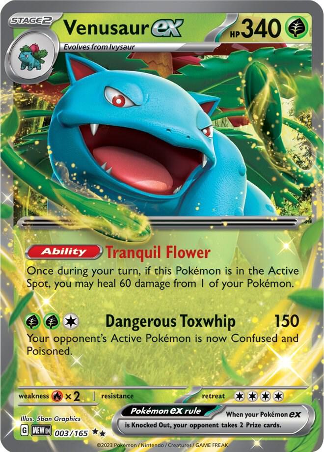 Pokemon Venusaur ex 3/165 151