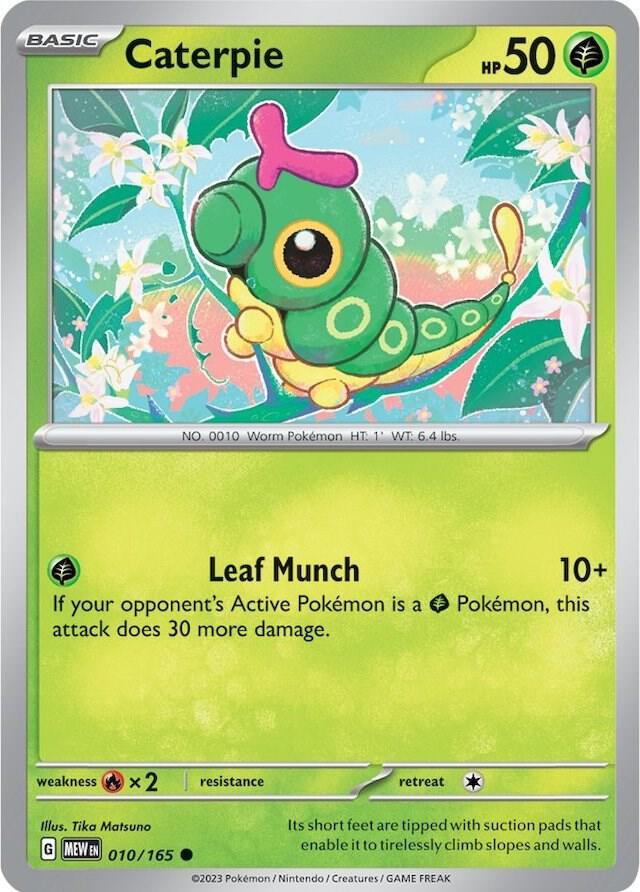 Pokemon Caterpie 10/165 151