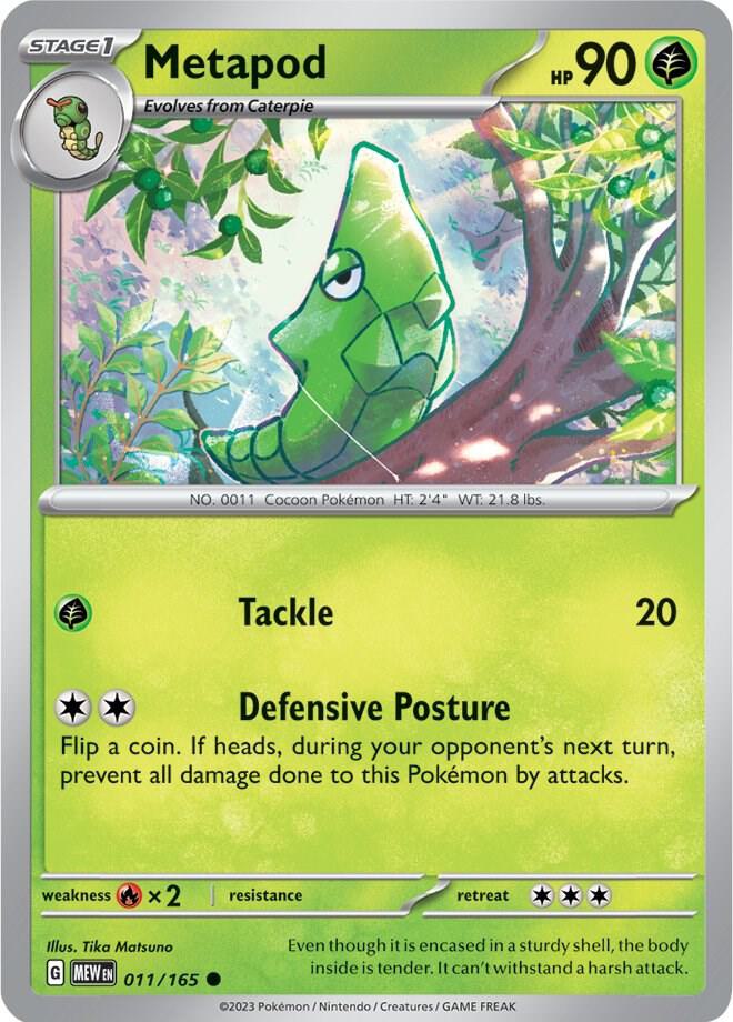 Pokemon Metapod 11/165 151