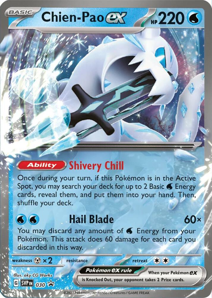 Pokemon Chien-Pao ex 30 SVP Black Star Promos