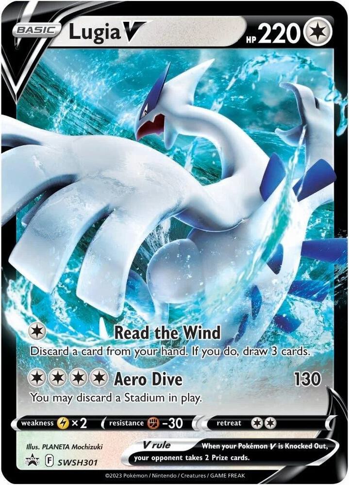 Pokemon Lugia V SWSH301 SWSH Black Star Promos
