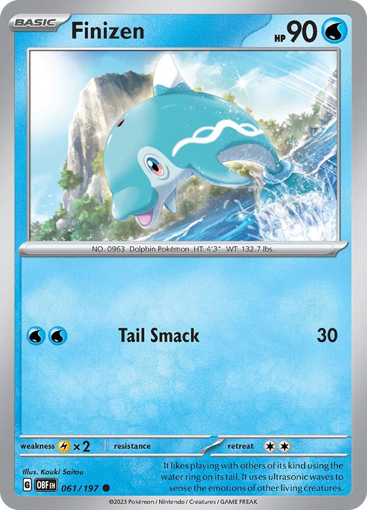 Pokemon Finizen 61/197 Obsidian Flames