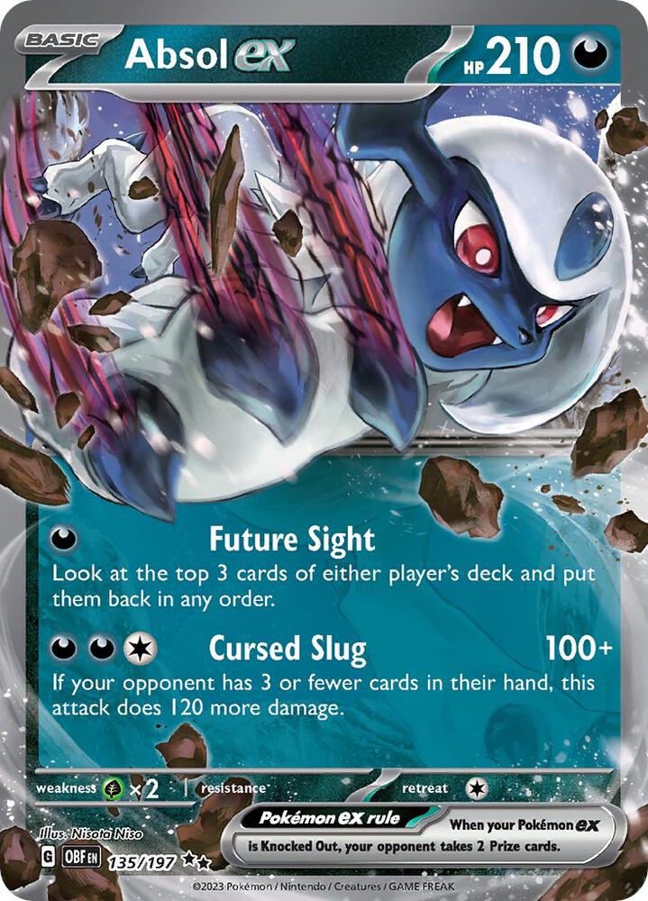 Pokemon Absol ex 135/197 Obsidian Flames