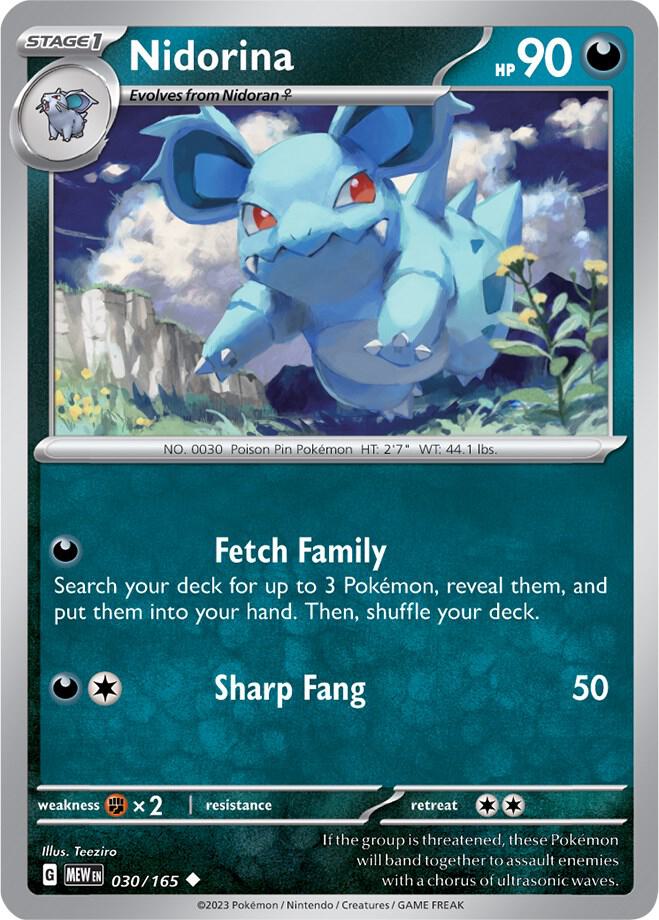 Pokemon Nidorina 30/165 151