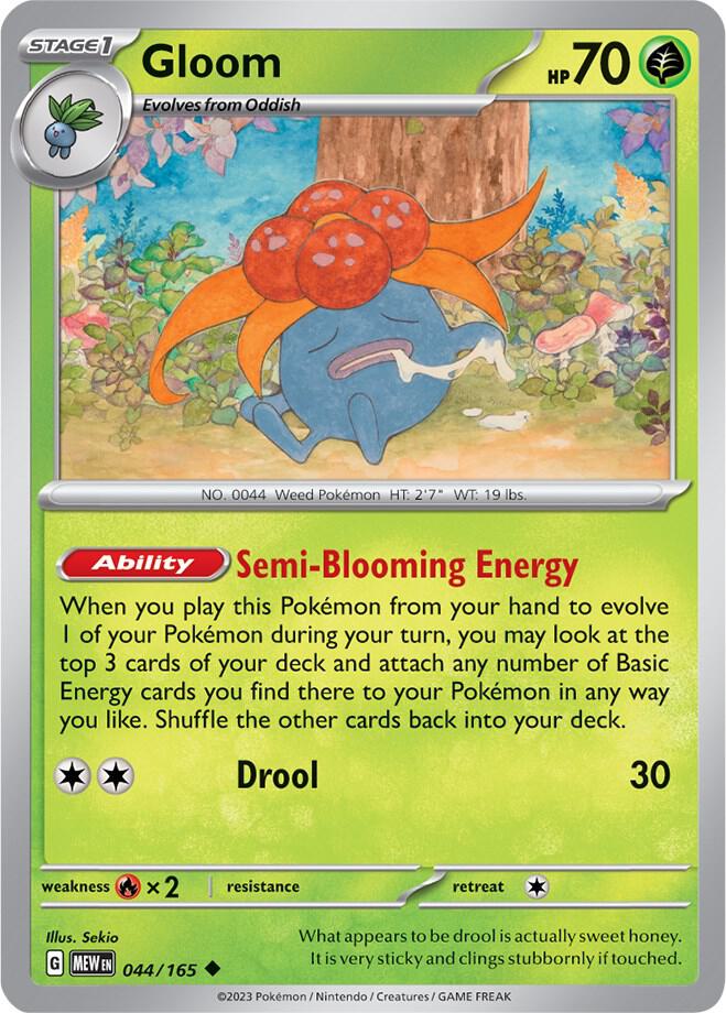 Pokemon Gloom 44/165 151