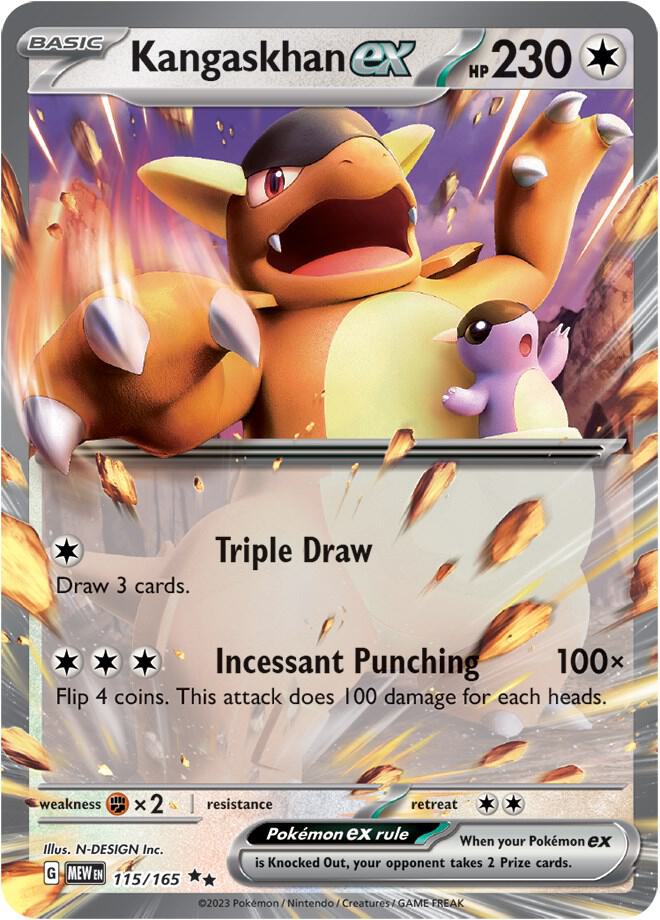 Pokemon Kangaskhan ex 115/165 151