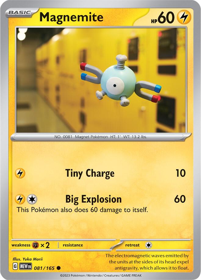Pokemon Magnemite 81/165 151