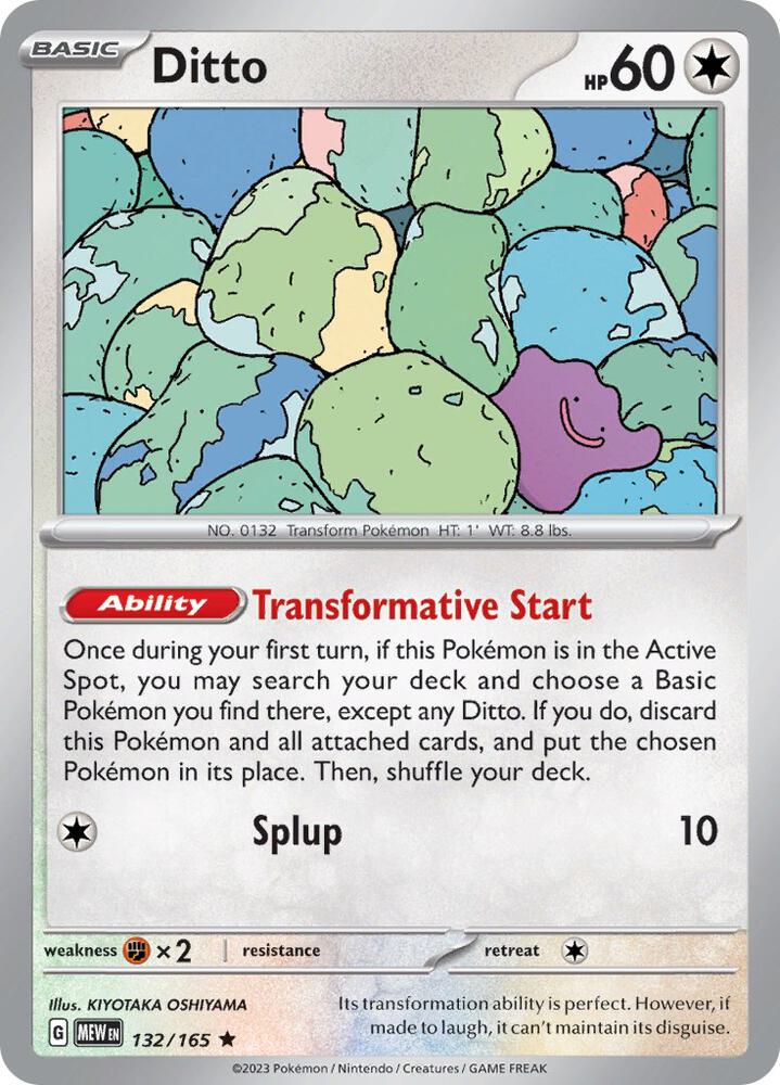 Pokemon Ditto 132/165 151