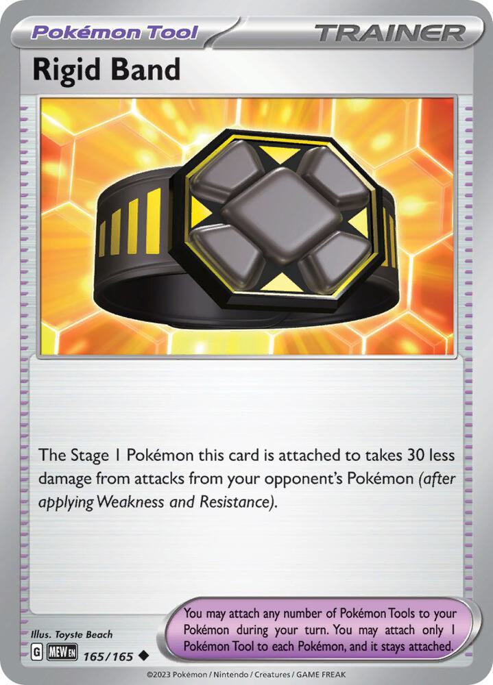 Pokemon Rigid Band 165/165 151