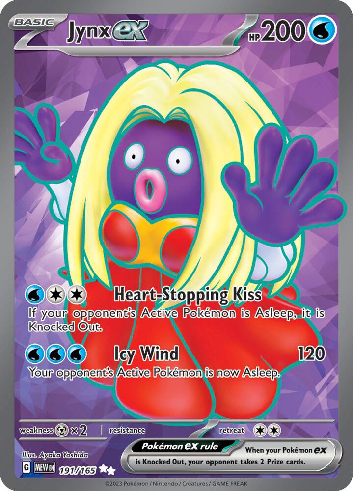 Pokemon Jynx ex 191/165 151