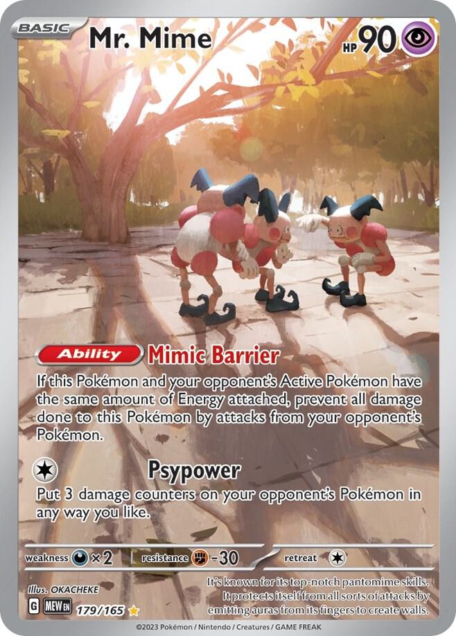 Pokemon Mr. Mime 179/165 151