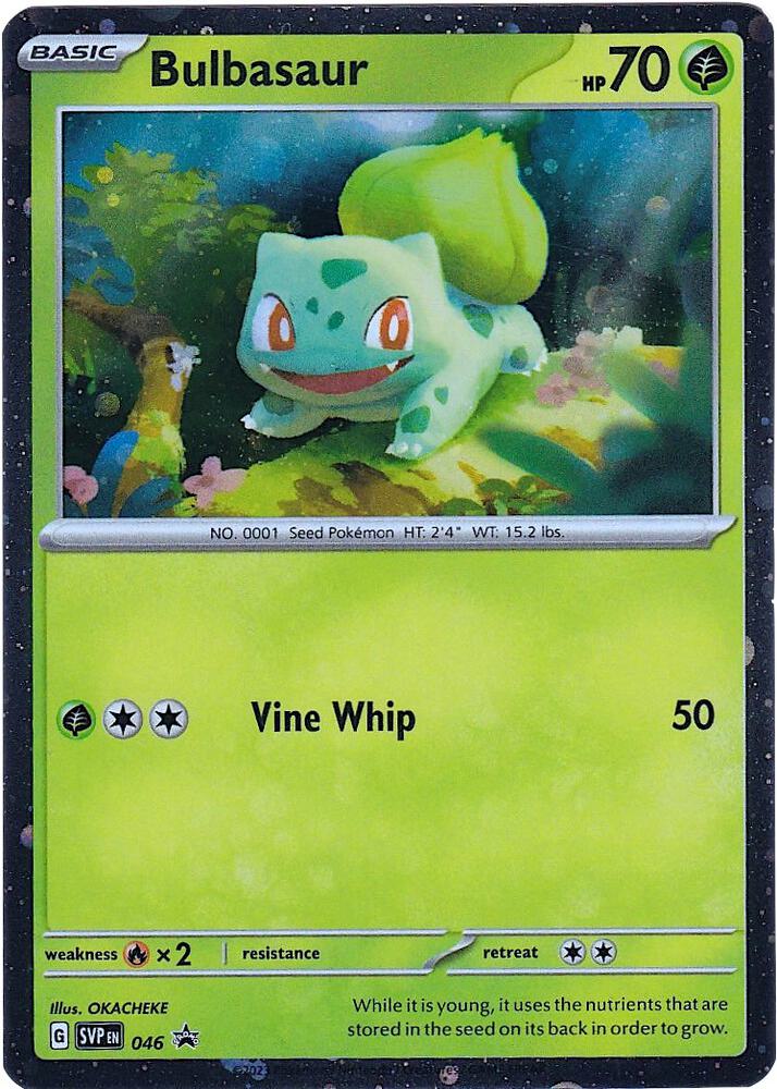 Pokemon Bulbasaur 46 SVP Black Star Promos