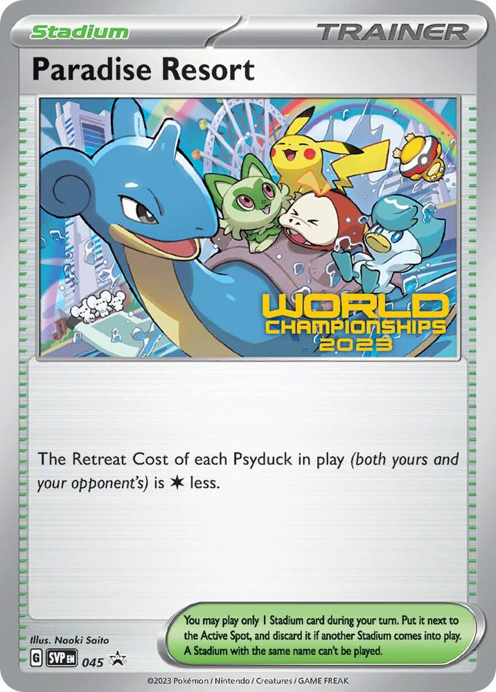 Pokemon Paradise Resort 45 SVP Black Star Promos