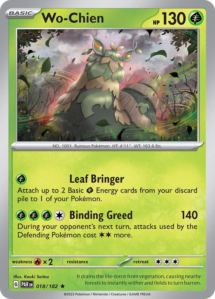 Pokemon Wo-Chien 18/182 Paradox Rift