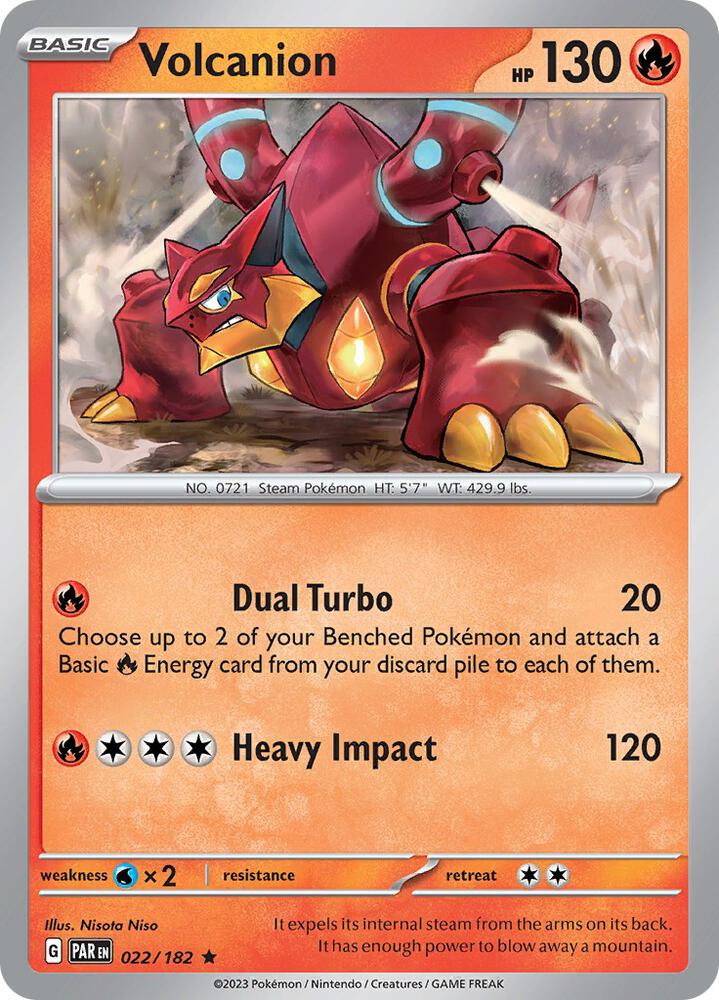Pokemon Volcanion 22/182 Paradox Rift