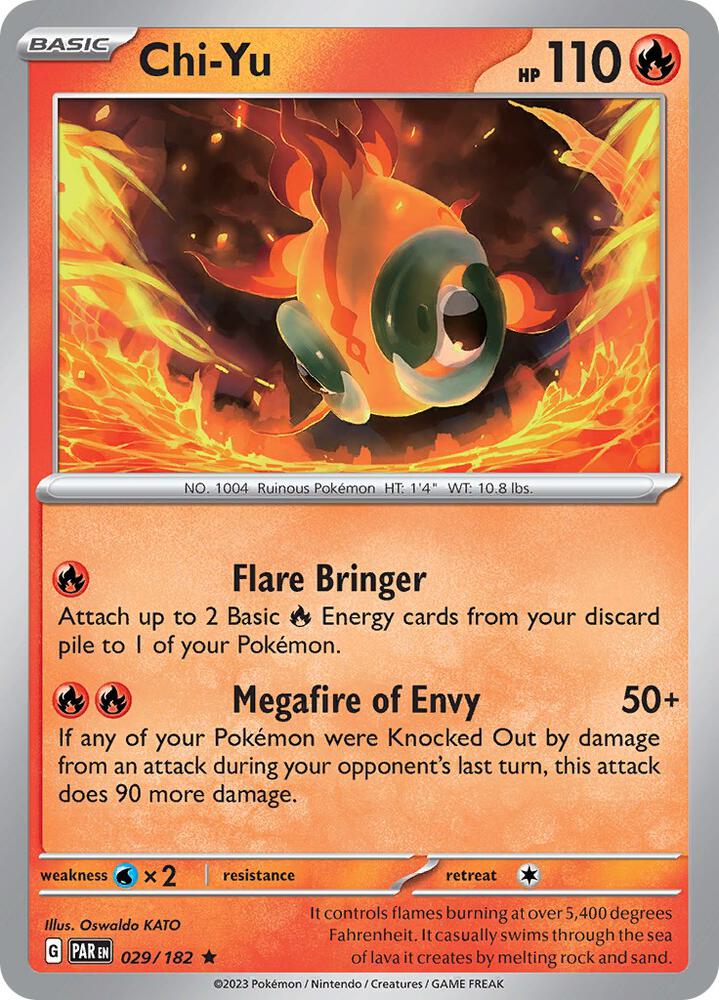 Pokemon Chi-Yu 29/182 Paradox Rift