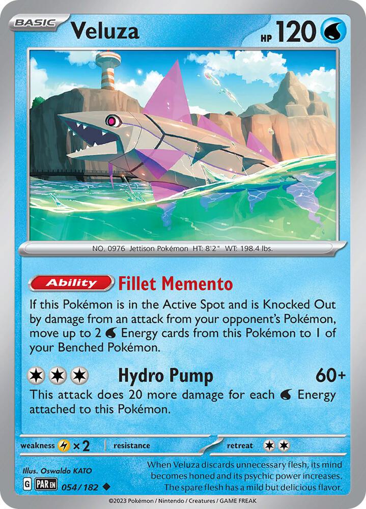 Pokemon Veluza 54/182 Paradox Rift