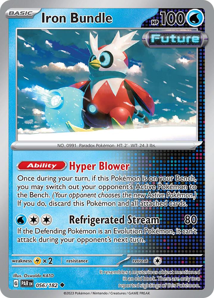 Pokemon Iron Bundle 56/182 Paradox Rift