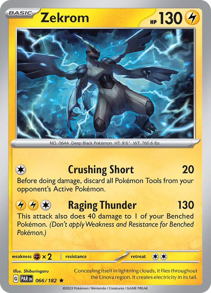 Pokemon Zekrom 66/182 Paradox Rift