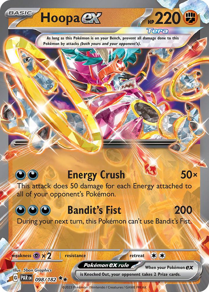 Pokemon Hoopa ex 98/182 Paradox Rift