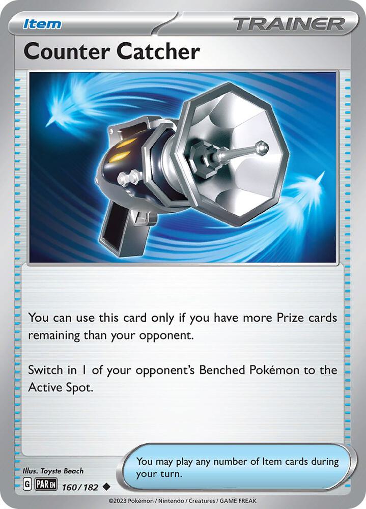 Pokemon Counter Catcher 160/182 Paradox Rift