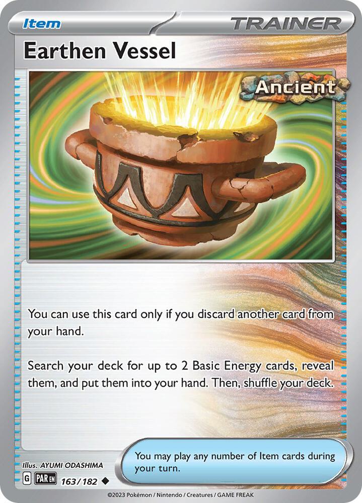 Pokemon Earthen Vessel 163/182 Paradox Rift