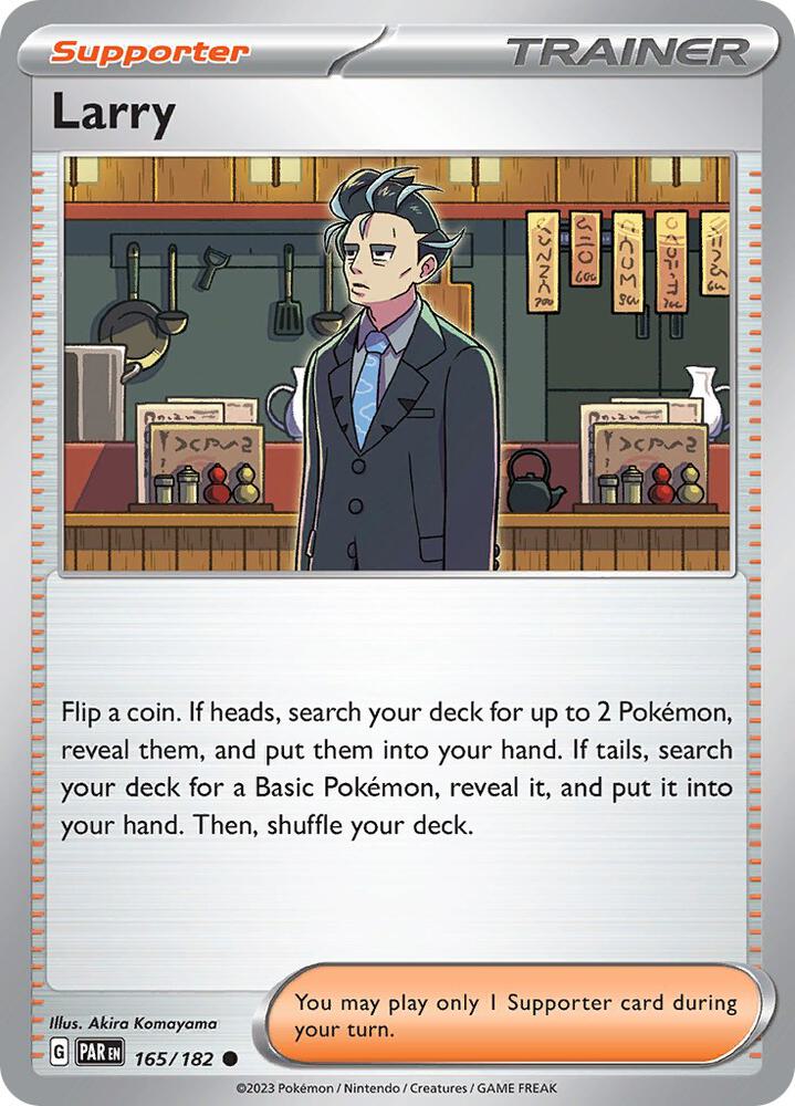 Pokemon Larry 165/182 Paradox Rift