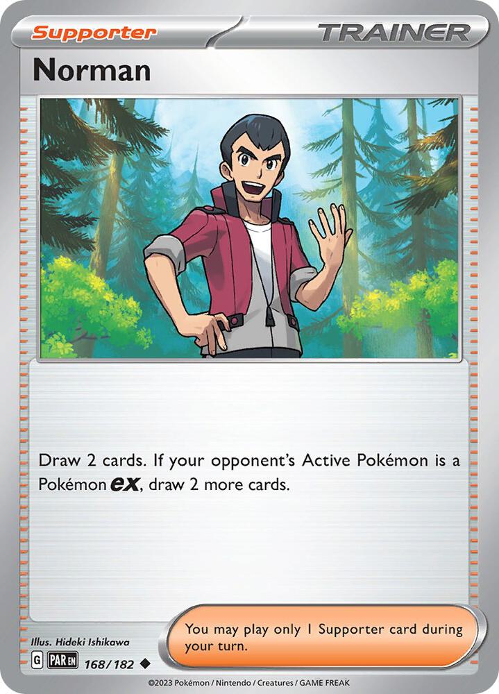 Pokemon Norman 168/182 Paradox Rift