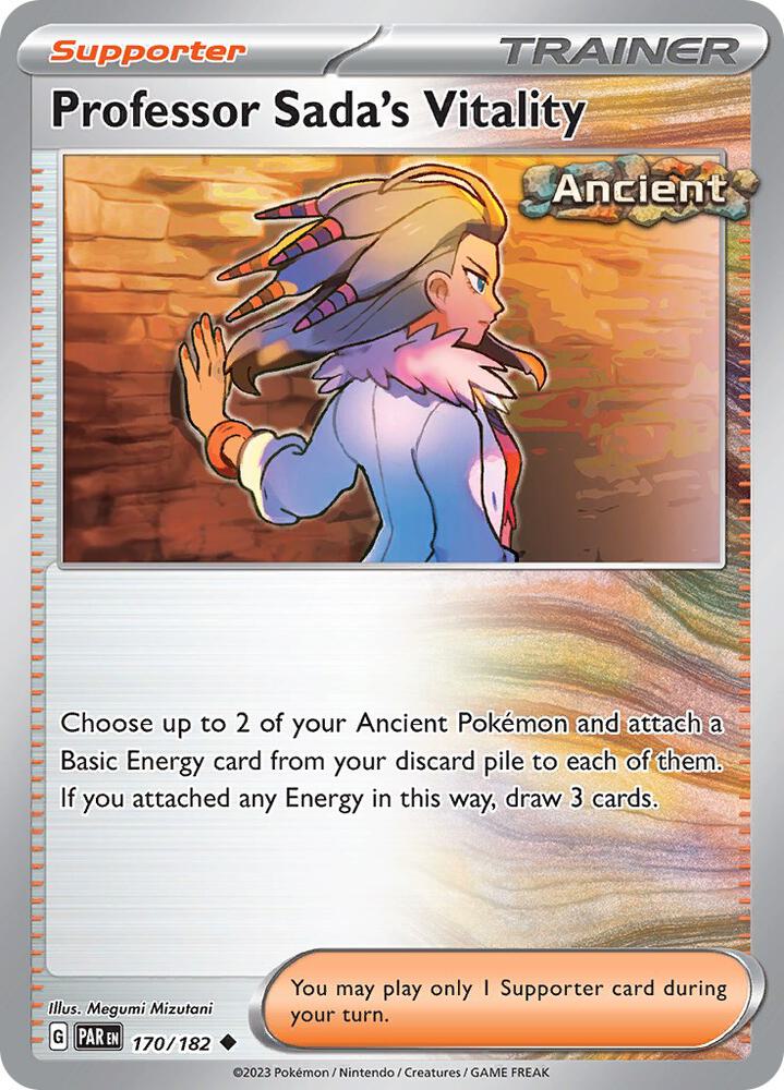 Pokemon Professor Sada's Vitality 170/182 Paradox Rift