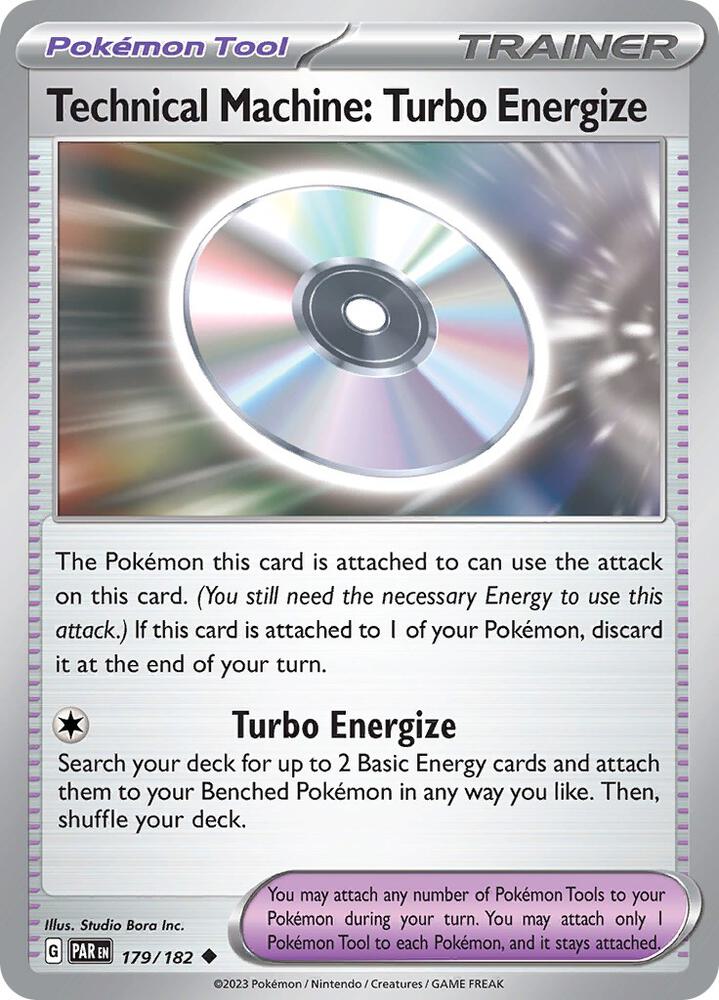 Pokemon Technical Machine: Turbo Energize 179/182 Paradox Rift