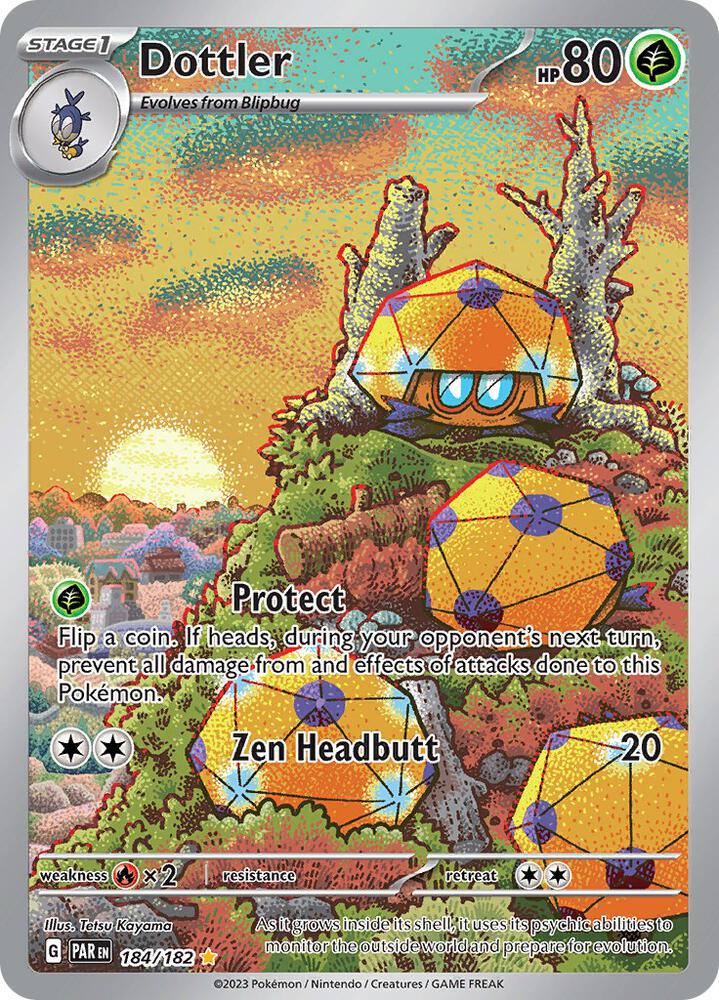 Pokemon Dottler 184/182 Paradox Rift