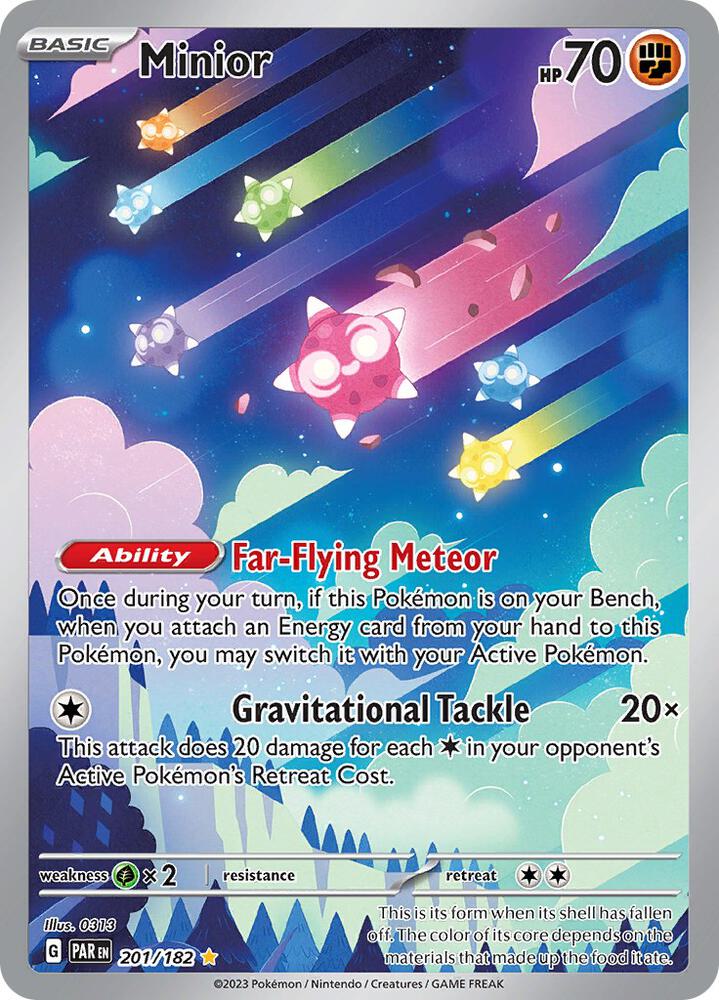 Pokemon Minior 201/182 Paradox Rift