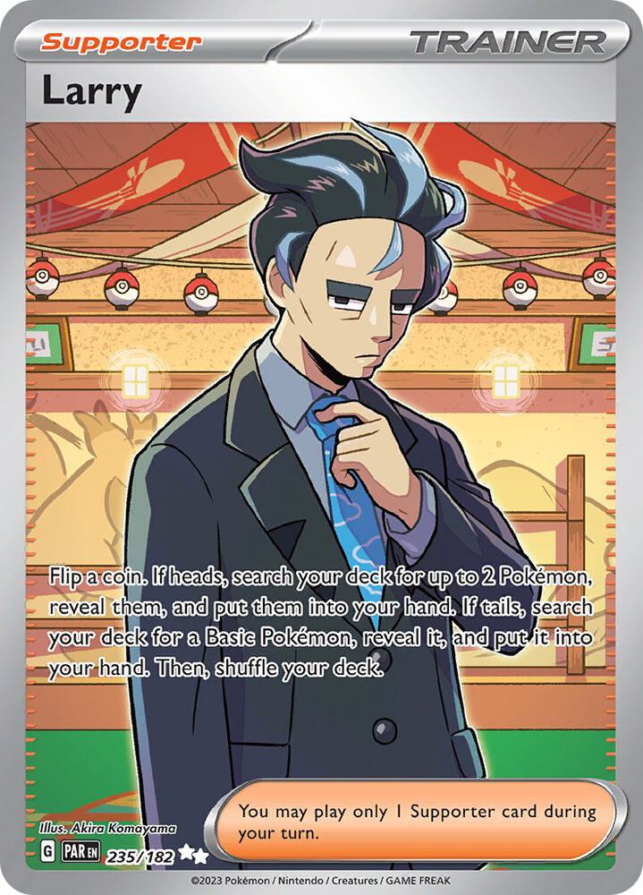 Pokemon Larry 235/182 Paradox Rift