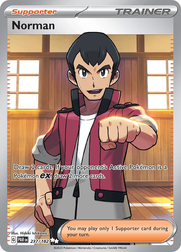 Pokemon Norman 237/182 Paradox Rift