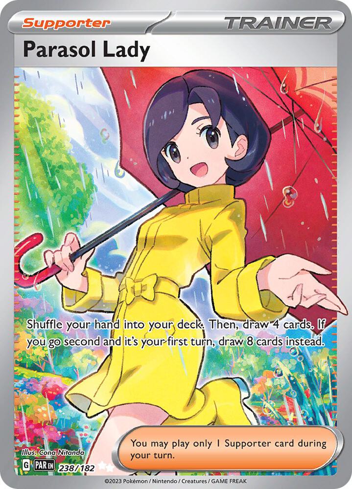 Pokemon Parasol Lady 238/182 Paradox Rift