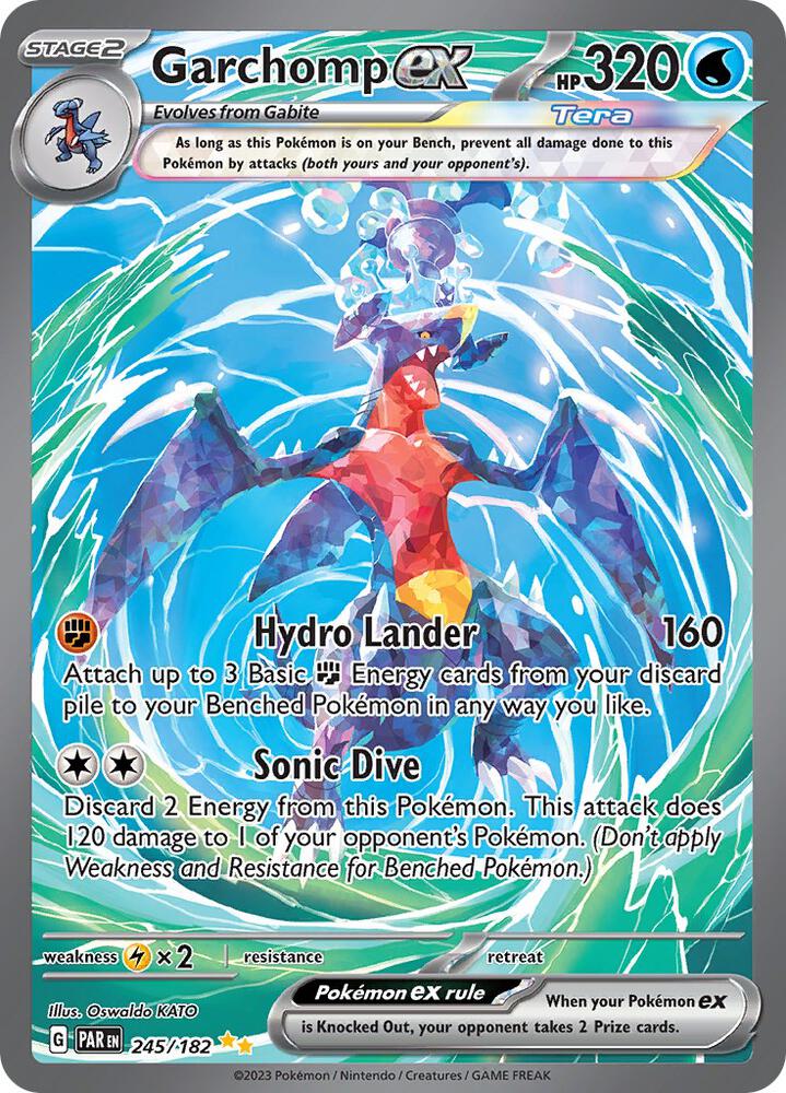 Pokemon Garchomp ex 245/182 Paradox Rift