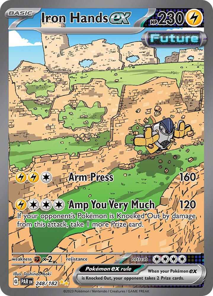 Pokemon Iron Hands ex 248/182 Paradox Rift
