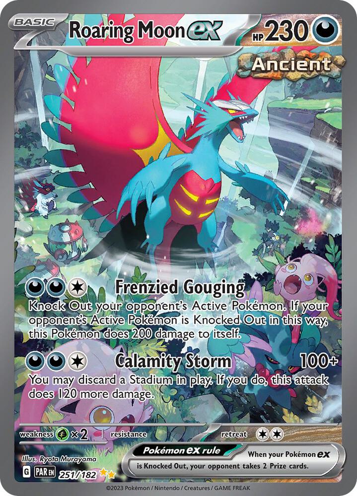 Pokemon Roaring Moon ex 251/182 Paradox Rift
