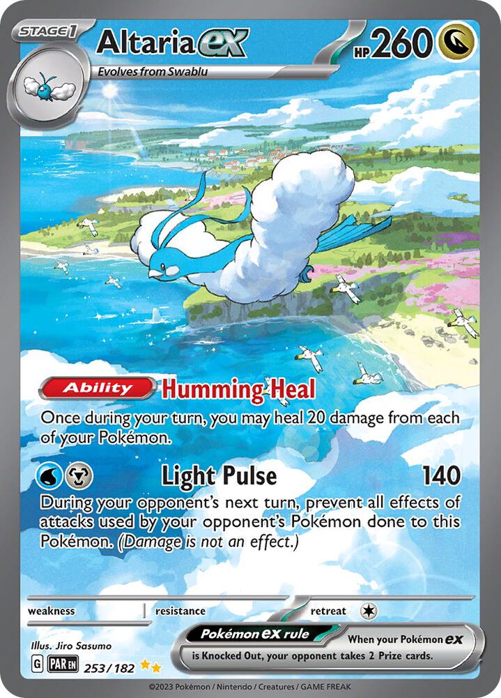 Pokemon Altaria ex 253/182 Paradox Rift