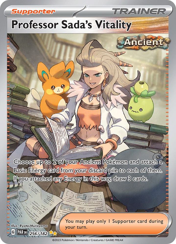 Pokemon Professor Sada's Vitality 256/182 Paradox Rift