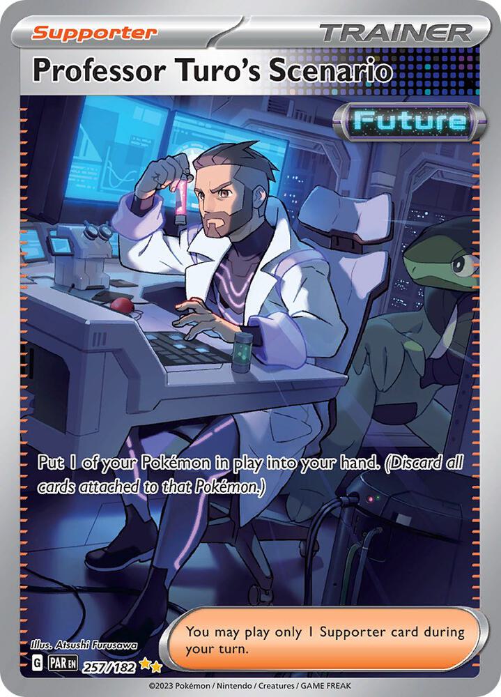 Pokemon Professor Turo's Scenario 257/182 Paradox Rift